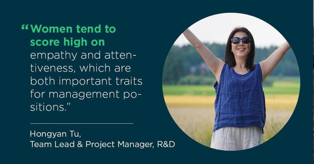 Kvinna och ett citat